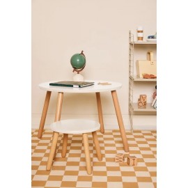Kids Concept - Ξύλινο Σετ Τραπεζάκι White Kids Concept - Ξύλινο Σετ Τραπεζάκι White