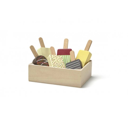 Kids Concept - Σετ 6 Ξύλινα Ξυλάκια Παγωτού Kids Concept - Σετ 6 Ξύλινα Ξυλάκια Παγωτού