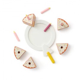 Kids Concept - Ξύλινo Σετ Τούρτας Kid's Hub
