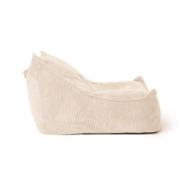 Kids Concept - Υφασμάτινη Πολυθρόνα Πουφ Kids Base Off White