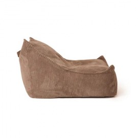 Kids Concept - Υφασμάτινη Πολυθρόνα Πουφ Kids Base Brown