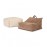 Kids Concept - Υφασμάτινη Πολυθρόνα Πουφ Kids Base Brown