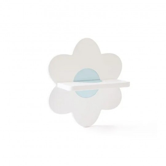 Kids Concept - Ξύλινο Ράφι Τοίχου Flower White