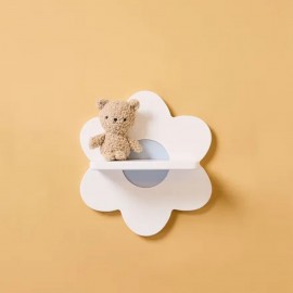 Kids Concept - Ξύλινο Ράφι Τοίχου Flower White