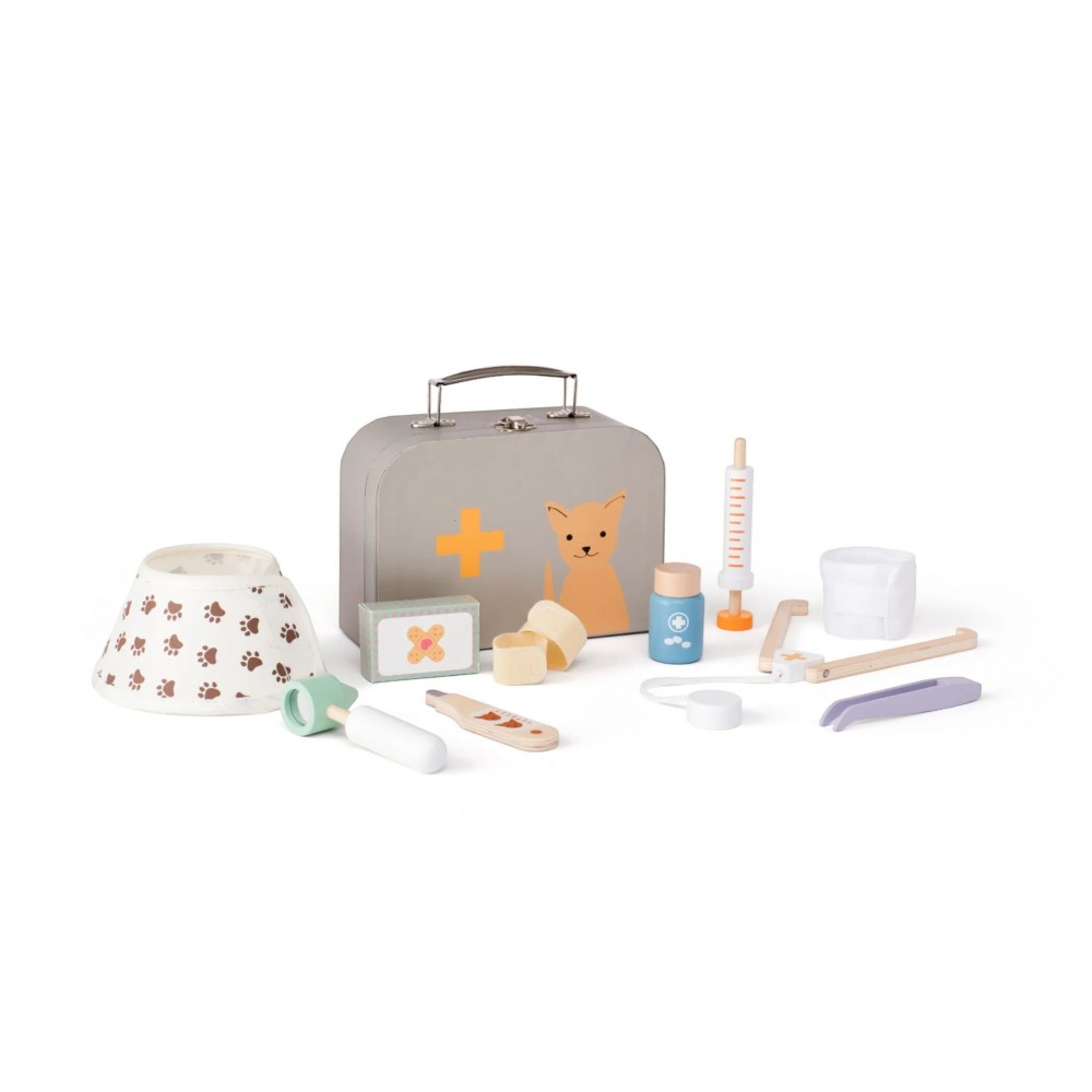 Kids Concept - Ξύλινο Σετ Παιχνιδιού Κτηνίατρος Kid's Hub Kids Concept - Ξύλινο Σετ Παιχνιδιού Κτηνίατρος Kid's Hub