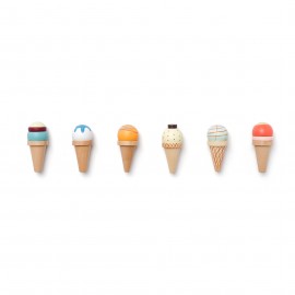 Kids Concept - Ξύλινο Σετ Παιχνιδιού Με Παγωτά Kid's Hub