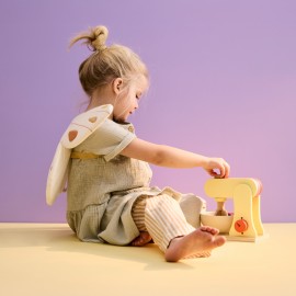 Kids Concept - Ξύλινο Μίξερ Κίτρινο Kid's Hub