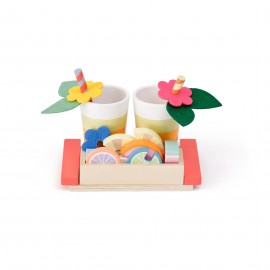 Kids Concept - Ξύλινo Σετ Παιχνιδιού Με Φρουτοποτά Kid's Hub
