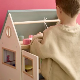 Kids Concept - Ξύλινο Τριώροφο Κουκλόσπιτο Aiden