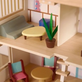 Kids Concept - Ξύλινο Τριώροφο Κουκλόσπιτο Aiden