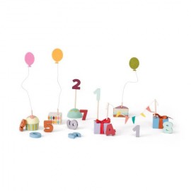 Kids Concept - Ξύλινο Σετ Διακόσμησης Γενεθλίων Kid's Hub