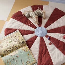 Kids Concept - Χαλάκι Παιχνιδιού Για Σκηνή Circus Red