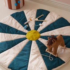 Kids Concept - Χαλάκι Παιχνιδιού Για Σκηνή Circus Teal