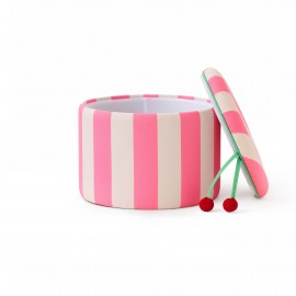 Kids Concept - Σκαμπό με Αποθηκευτικό Χώρο 40cm Pink Stripes