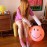 Mr Maria - Φωτιστικό Νυκτός Smiley XL Pink