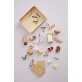 Kids Concept - Ξύλινο Καλαθάκι Με Τρόφιμα Kid's Hub