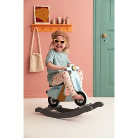 Kids Concept - Ξύλινο Κουνιστό Σκουτερ Λευκό