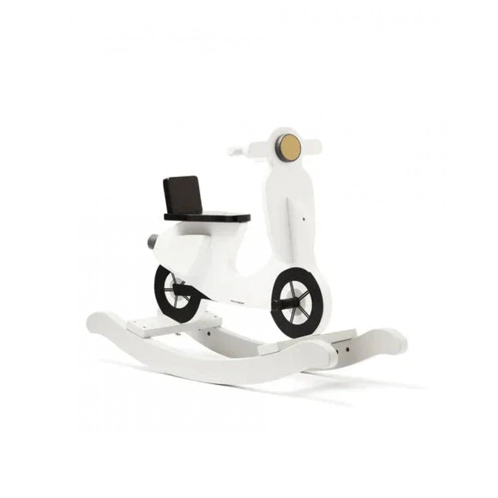 Kids Concept - Ξύλινο Κουνιστό Σκουτερ Λευκό Kids Concept - Ξύλινο Κουνιστό Σκουτερ Λευκό