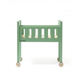 Kids Concept - Ξύλινο Κρεβατάκι Για Κούκλες Carl Larsson Πράσινο