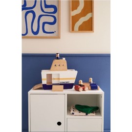 Kids Concept - Ξύλινο Πλοίο Με Αυτοκίνητα AIDEN