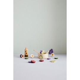 Kids Concept - Ξύλινο Σετ Σαλάτας Kid's Hub