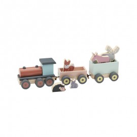 Kids Concept - Ξύλινo Συρόμενο Τρενάκι Edvin