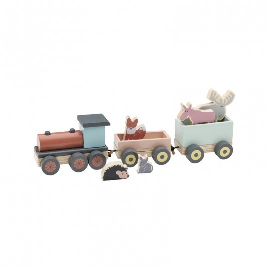 Kids Concept - Ξύλινo Συρόμενο Τρενάκι Edvin Kids Concept - Ξύλινo Συρόμενο Τρενάκι Edvin