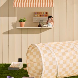 Kids Concept - Τούνελ Παιχνιδιού Check Yellow