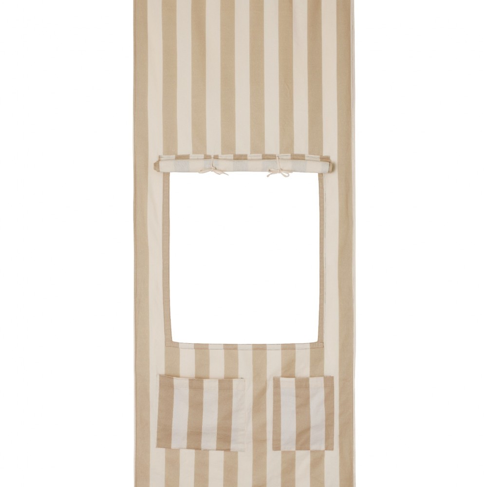 Kids Concept - Υφασμάτινο Κουκλοθέατρο Stripe Beige