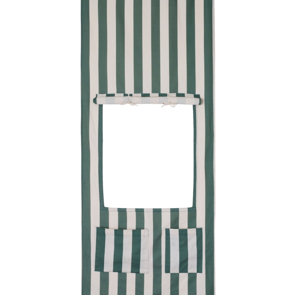 Kids Concept - Υφασμάτινο Κουκλοθέατρο Stripe Green