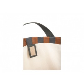 Nobodinoz - Καλάθι Αποθήκευσης Blue Brown Stripes