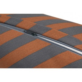 Nobodinoz - Μαξιλάρι Κυλινδρικό Blue Brown Stripes