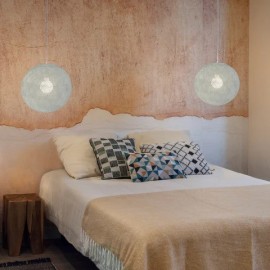 La Case De Cousin Paul - Φωτιστικό Οροφής Globe Azur 38cm