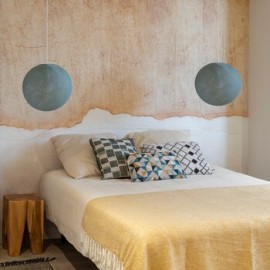 La Case De Cousin Paul - Φωτιστικό Οροφής Globe Vert De Gris 38cm