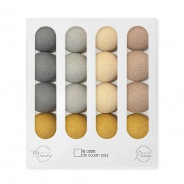 La Case De Cousin Paul - Γιρλάντα Με 16 Φωτάκια Aube Χωρίς Μετασχηματιστή