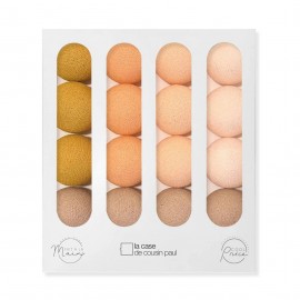 La Case De Cousin Paul - Γιρλάντα Με 16 Φωτάκια Rosee Χωρίς Μετασχηματιστή