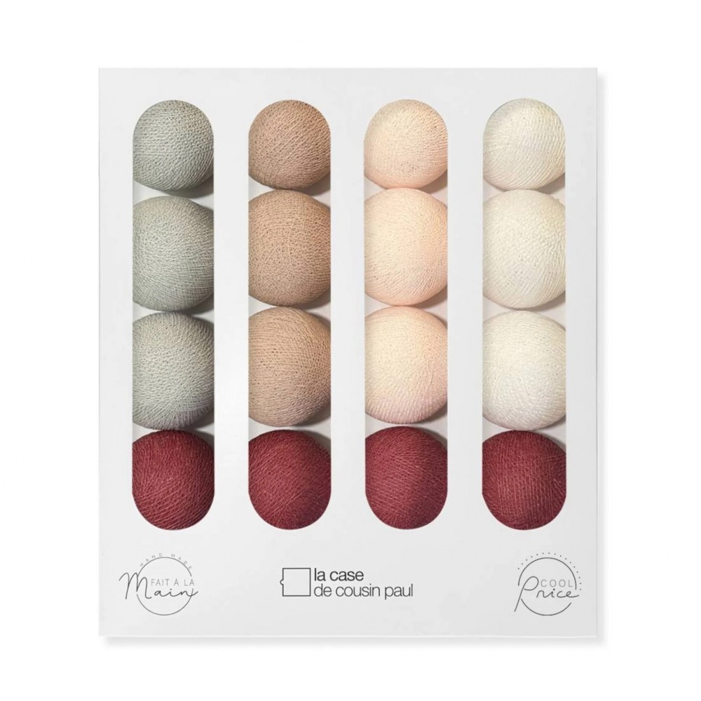 La Case De Cousin Paul - Γιρλάντα Με 16 Φωτάκια Sirocco Χωρίς Μετασχηματιστή