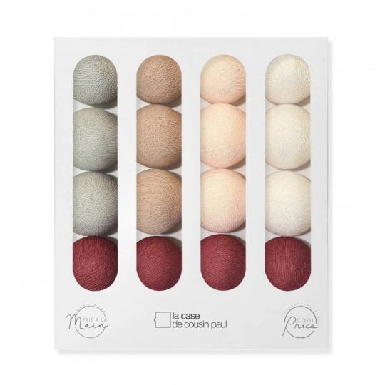 La Case De Cousin Paul - Γιρλάντα Με 16 Φωτάκια Sirocco Χωρίς Μετασχηματιστή