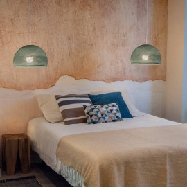  La Case De Cousin Paul - Φωτιστικό Οροφής Coupole Green Grey 38cm