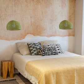  La Case De Cousin Paul - Φωτιστικό Οροφής Coupole Kaki 38cm