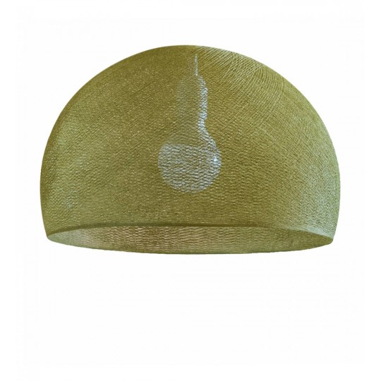 La Case De Cousin Paul - Φωτιστικό Οροφής Coupole Kaki 38cm  La Case De Cousin Paul - Φωτιστικό Οροφής Coupole Kaki 38cm