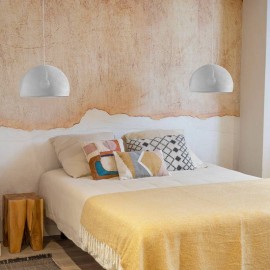  La Case De Cousin Paul - Φωτιστικό Οροφής Coupole Blanc 38cm