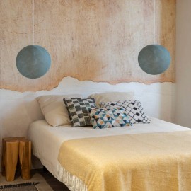 La Case De Cousin Paul - Φωτιστικό Οροφής Globe Green Grey 38cm