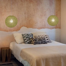 La Case De Cousin Paul - Φωτιστικό Οροφής Globe Kaki 38cm