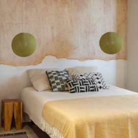 La Case De Cousin Paul - Φωτιστικό Οροφής Globe Kaki 38cm