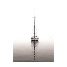Brookpace Lascelles - Art Print Yatch Με Κορνίζα Black Box 
