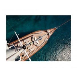 Brookpace Lascelles - Art Print Sail Boat Με Κορνίζα Black Box 