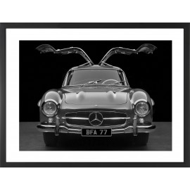 Brookpace Lascelles - Art Print Mercedes Gull Wing Με Κορνίζα Black Box