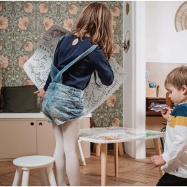 Les Droles De Bouilles - Επιφάνεια Χρωματισμού Για Τραπεζάκι Δάσος