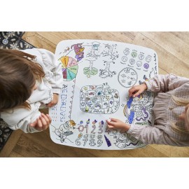 Les Droles De Bouilles - Τραπέζι Με Επιφάνεια Χρωματισμού Καλλιτέχνης